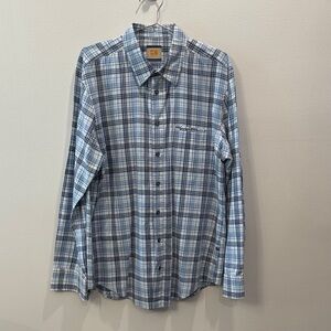 Hugo Boss Boss Orange - Blue Plaid Men's Shirt Size XL
